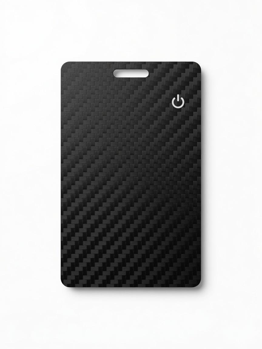 Slim Card Tracker for Wallet, Keys & Bags — Find My Compatible